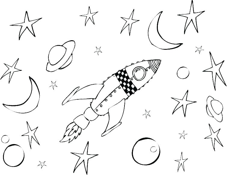 755x583 Space Coloring Page Coloring Pages Space Space Coloring Pages