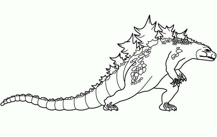 724x456 Space Godzilla Coloring Pages Godzilla Printable Coloring Pages