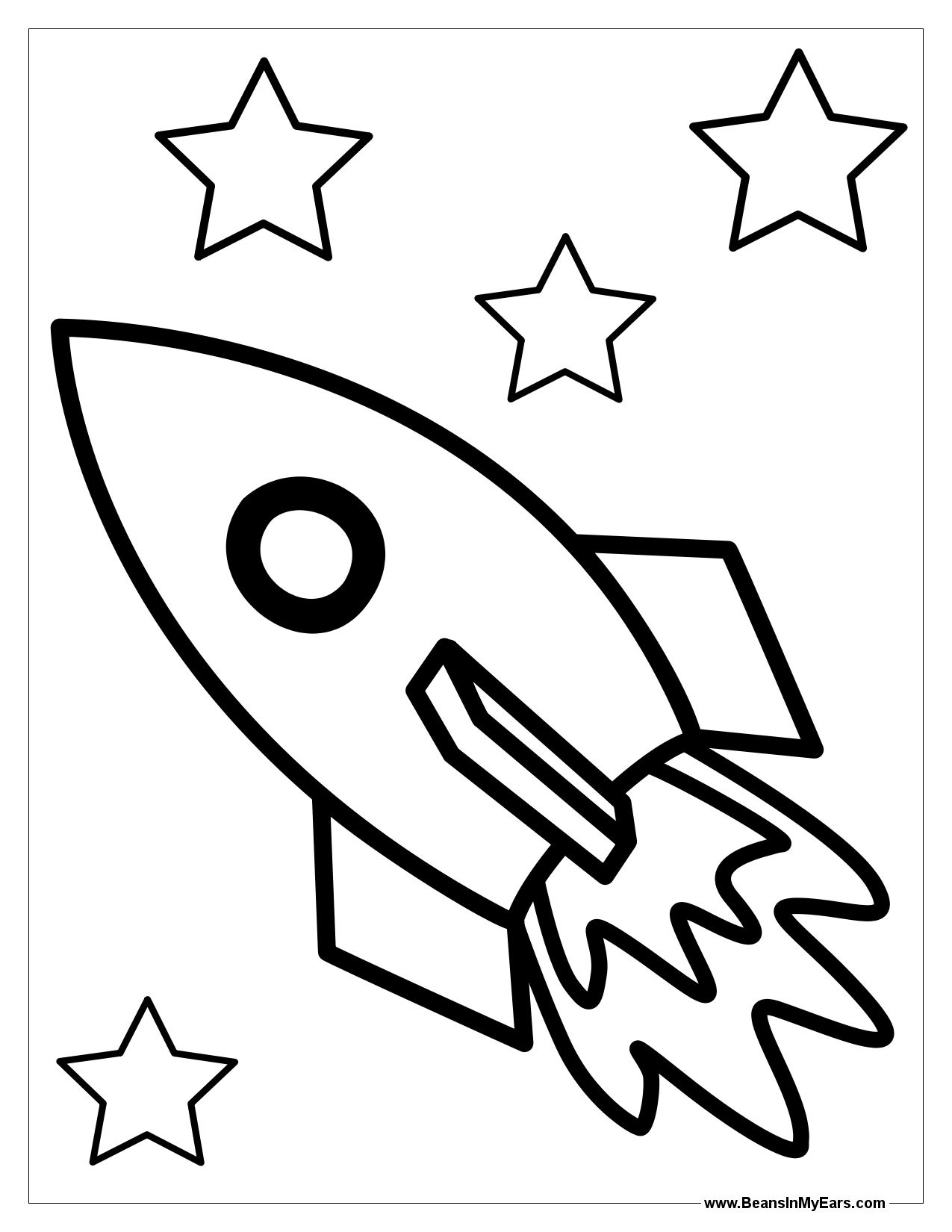 1275x1650 Space Rocket Coloring Pages For Kids Inspirational Rocket Ship