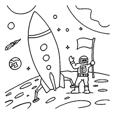 230x230 Top 10 Free Printable Astronaut Coloring Pages Online