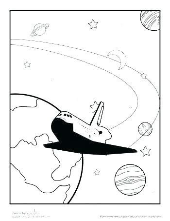 350x453 Space Shuttle Coloring Page Space Shuttle Endeavour Coloring Page