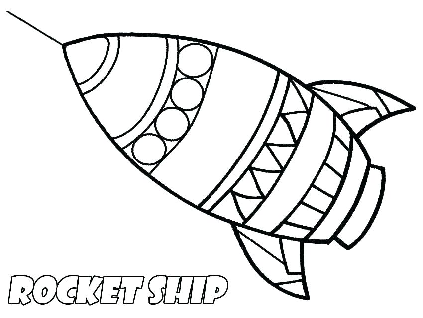 850x640 Space Ship Coloring Pages