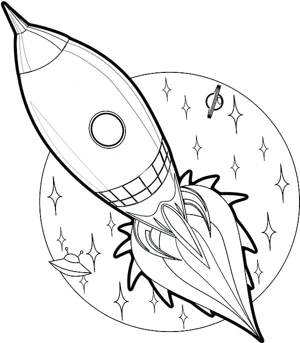 600x687 Space Coloring Pages Space Ship Coloring Page Rocket Ship Entering