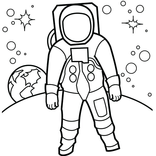 600x600 Astronaut Coloring Pages Astronaut Coloring Pages Astronaut