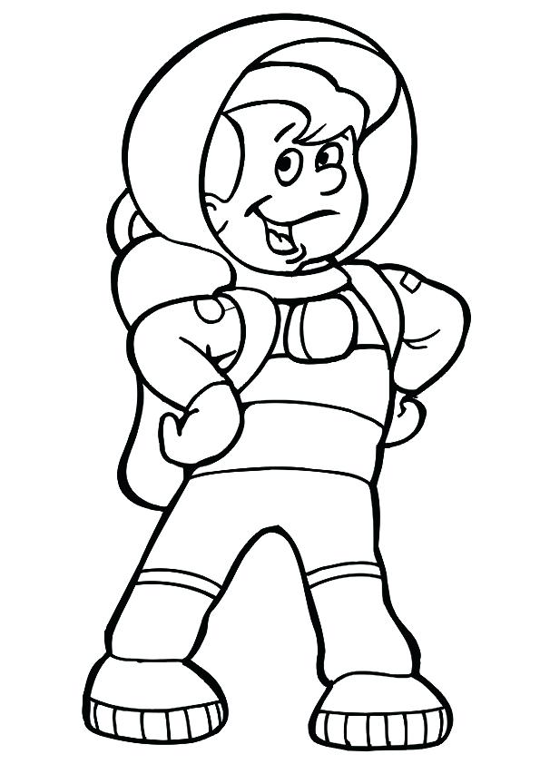 595x842 Astronaut Coloring Pages With Rocket Ship Astronaut Coloring Pages