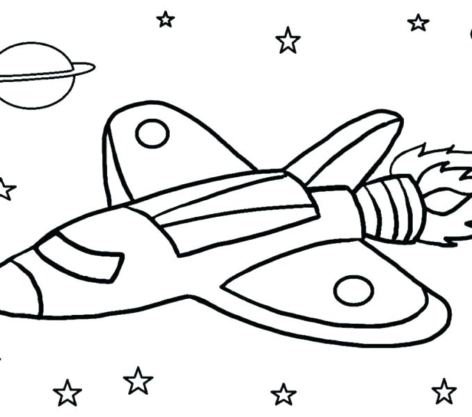 678x600 Spaceship Coloring Page Spaceship Colouring Pages Rocket Colouring