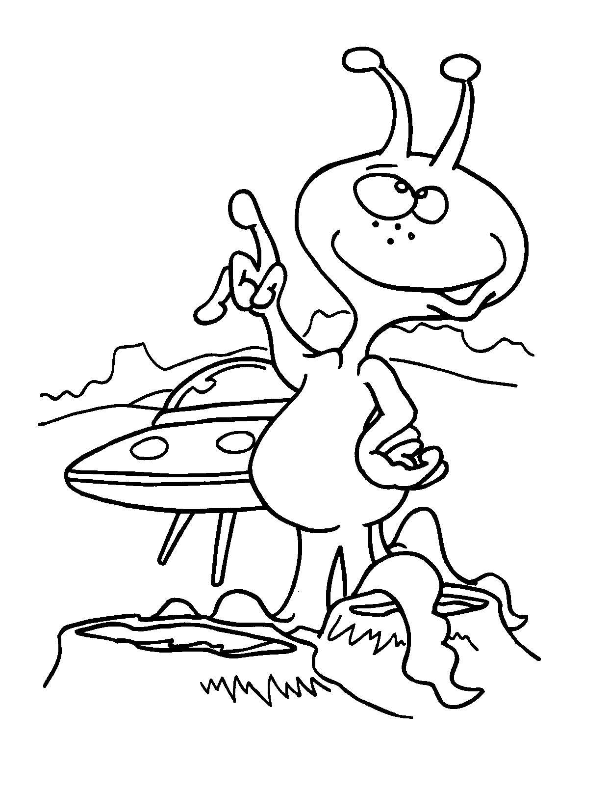 1240x1615 Spaceship Coloring Pages To Print