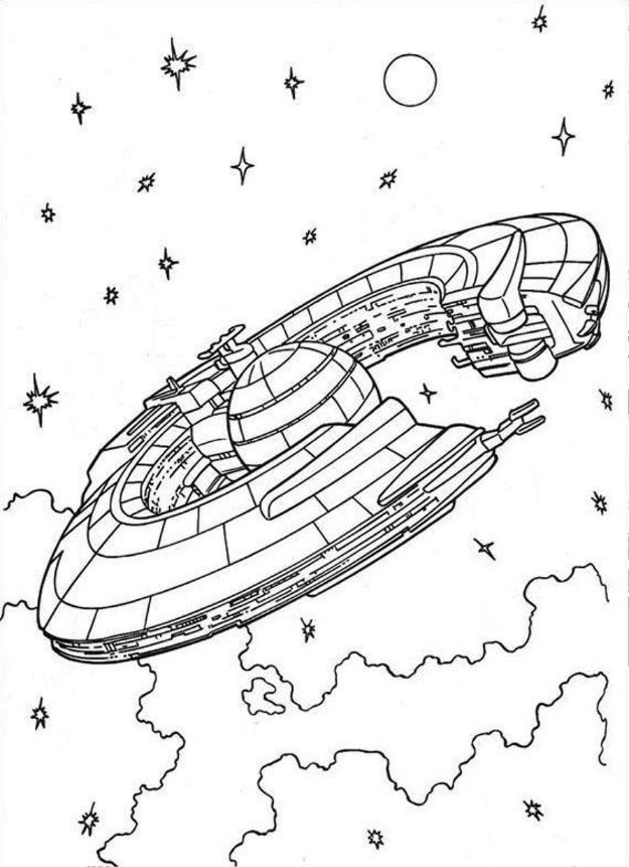900x1240 Suddenly Spaceship Colouring Pages Extraordina