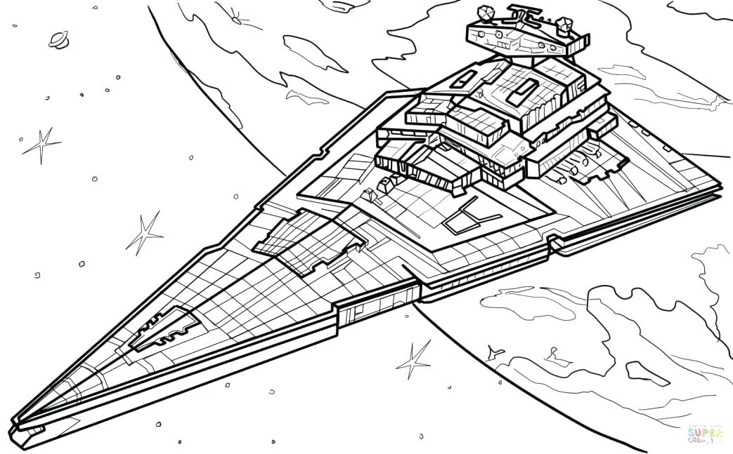 1043x647 Spaceship Coloring Pages
