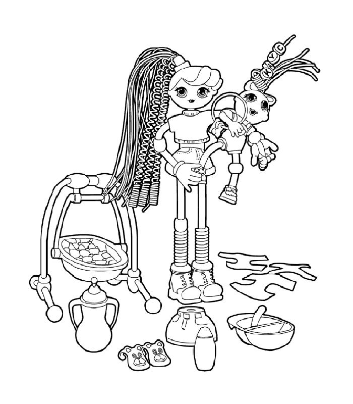 Spaghetti Coloring Page