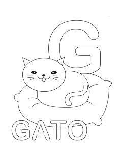 238x320 Alphabet Coloring Pages In English And Spanish. Our Printable Pdf