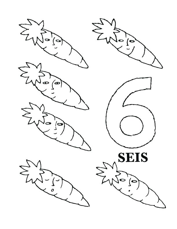 612x792 Spanish Coloring Page Coloring Sheet Counting In Coloring Pages