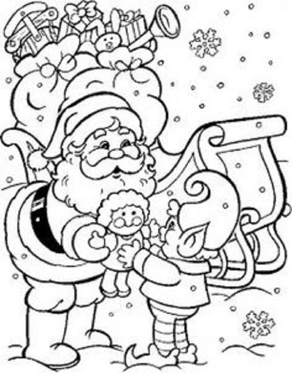 Spanish Christmas Coloring Pages
