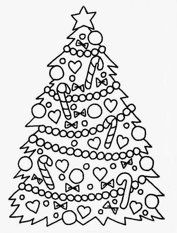 606x800 Free Printable Santa Merry Christmas (Xmas) Coloring Pages Sheets