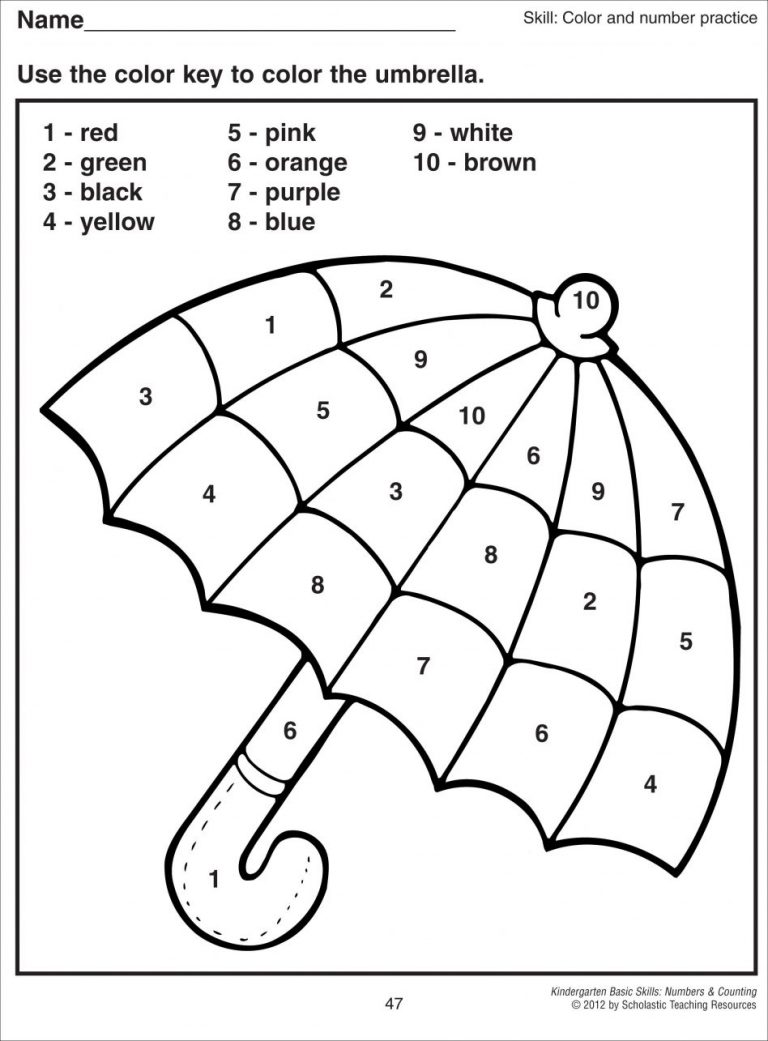 768x1041 Coloring Pages Spanish Numbers Fresh Color Number Kindergarten