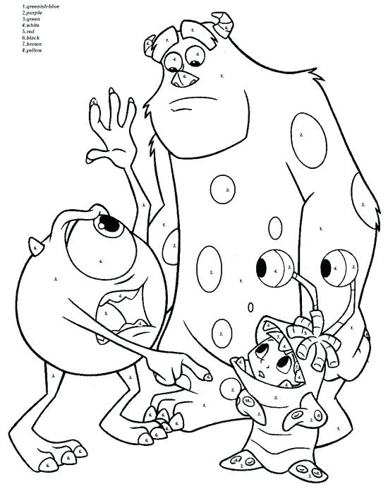 550x692 Spanish Numbers 1 10 Coloring Sheets Color By Number Page Pages