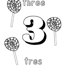 268x268 Coloring Pages In Spanish Numbers For Kids Az