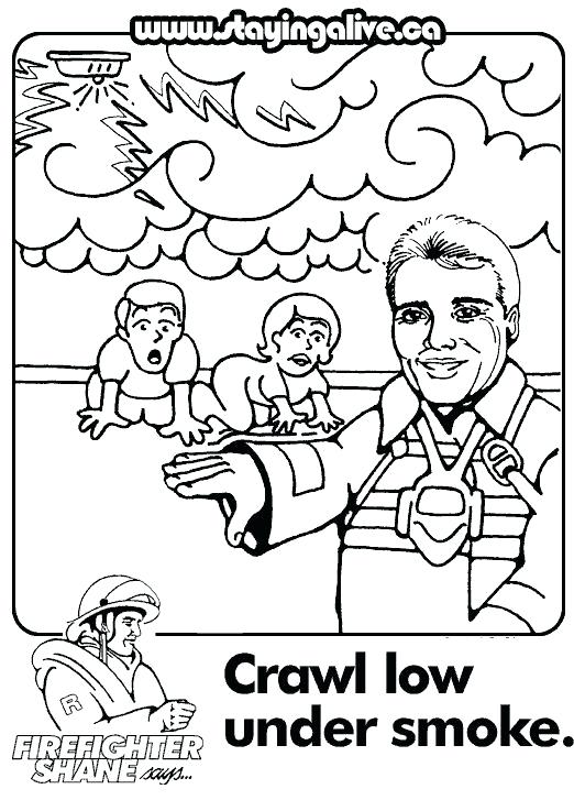 522x737 Free Fire Safety Coloring Pages Course Fire Safety Printable