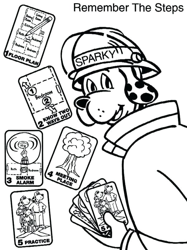 600x801 Sparky The Fire Dog Coloring Pages Cute Sparky The Fire Dog