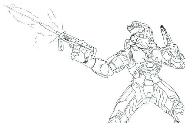 600x400 Halo Spartan Coloring Pages Spartan Coloring Pages Halo Coloring