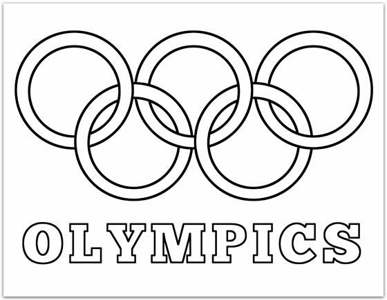 560x435 Olympic Rings Printable Coloring Pages Daycare Fun