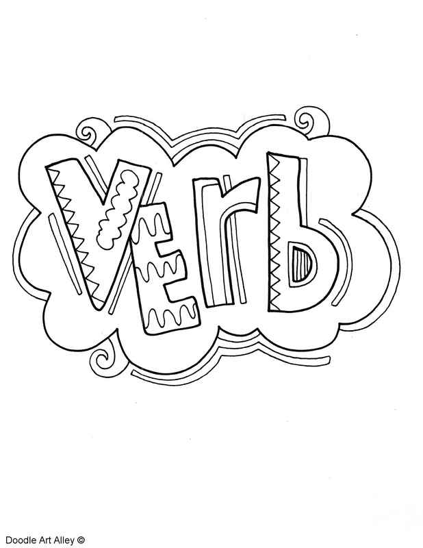 618x800 Parts Of Speech Coloring Pages