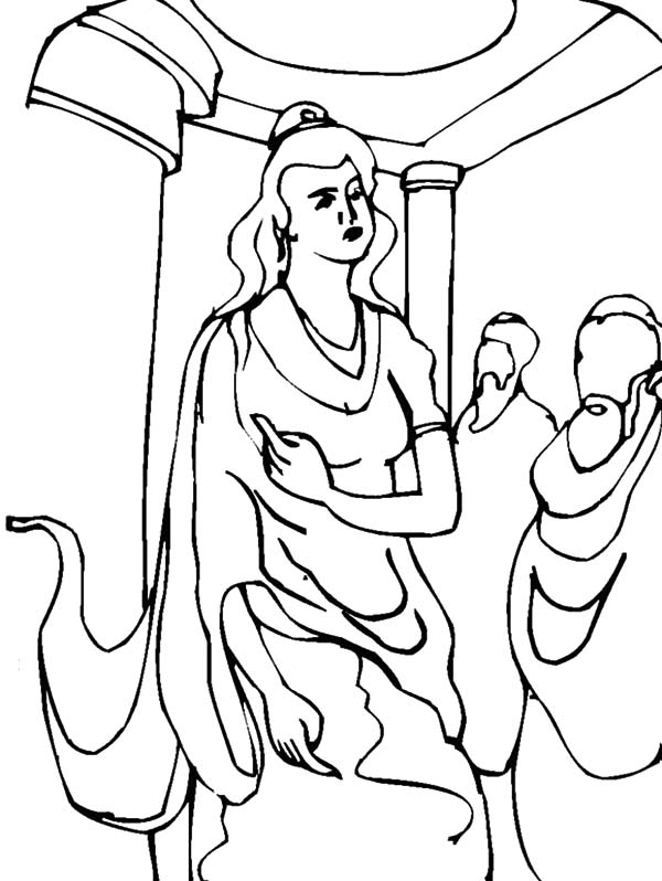 600x798 Queen Esther Speech Coloring Pages