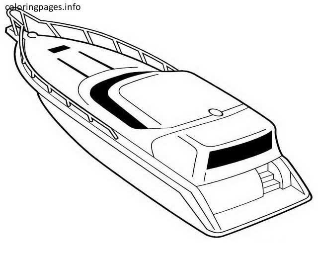 640x513 Speed Boat Coloring Pages Coloring Pages Boating