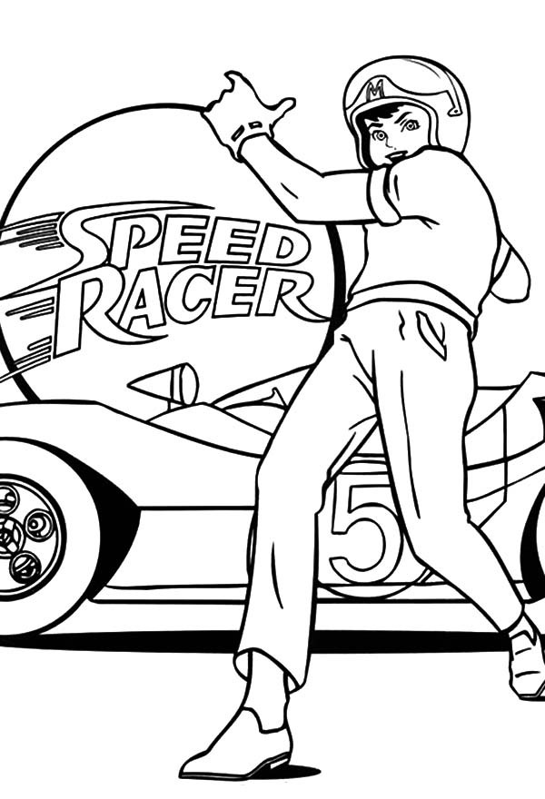 600x880 Speed Racer Won The Race Coloring Pages Best Place To Color