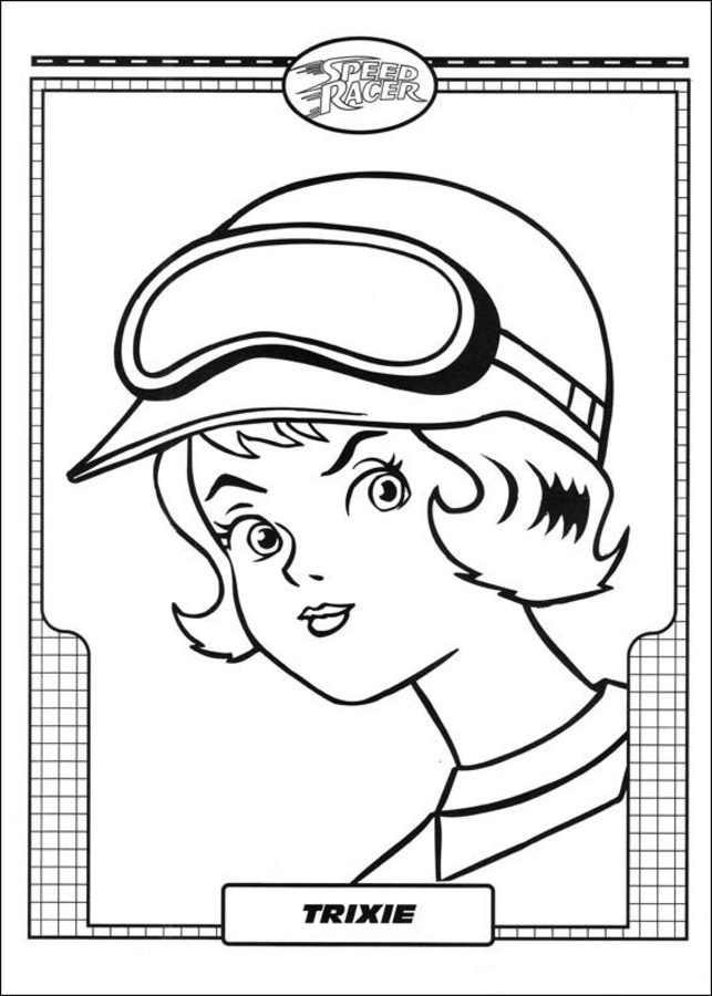 643x900 Coloring Pages Speed Racer, Printable For Kids Amp Adults, Free