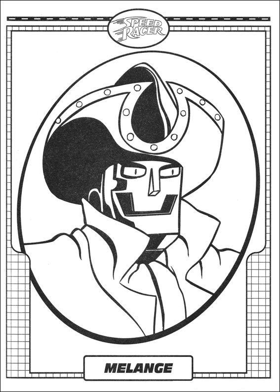 567x794 Speed Racer Coloring Pages 26