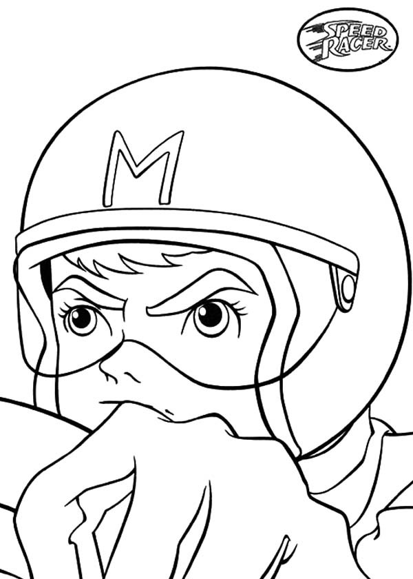 600x840 Concentrate In Racing In Speed Racer Coloring Pages Best Place