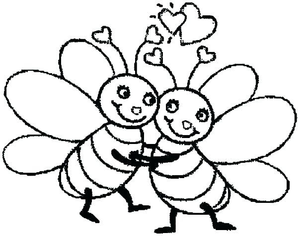 600x477 Bee Coloring Page Bee Coloring Sheet Bee Coloring Sheet Great Bees