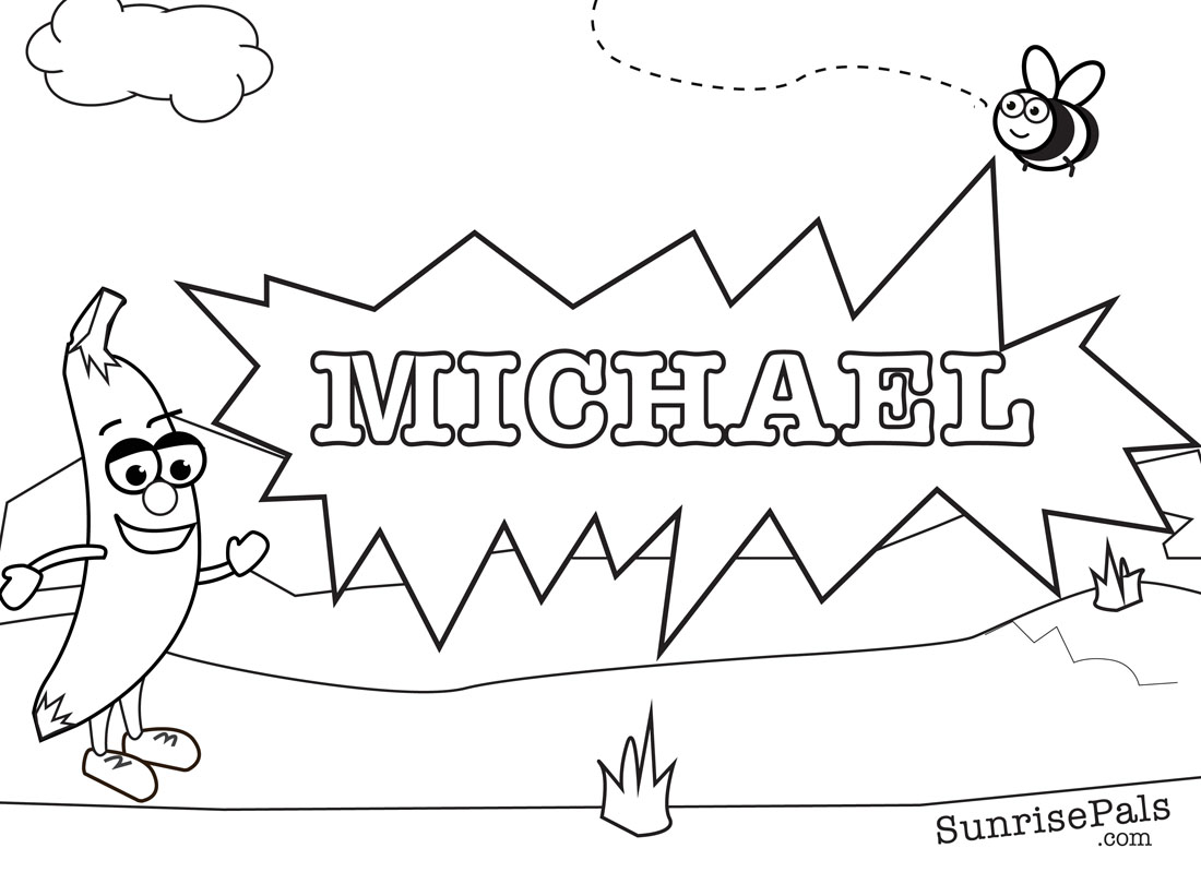 1100x810 Print Coloring Names Michael.jpg