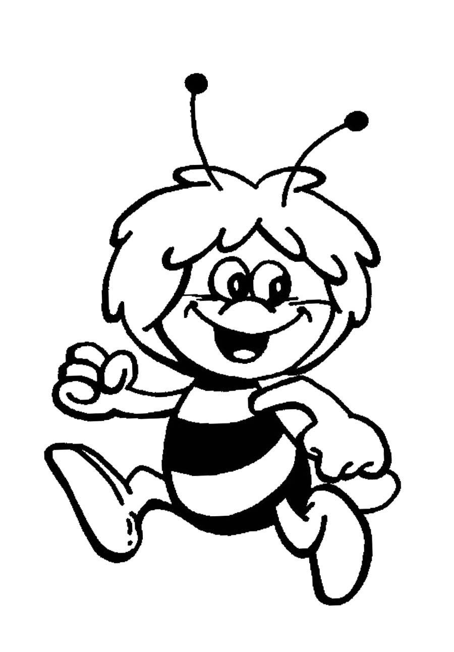 900x1292 Bees Coloring Pages Bee On A Tree Sheets Printable Animal Spelling