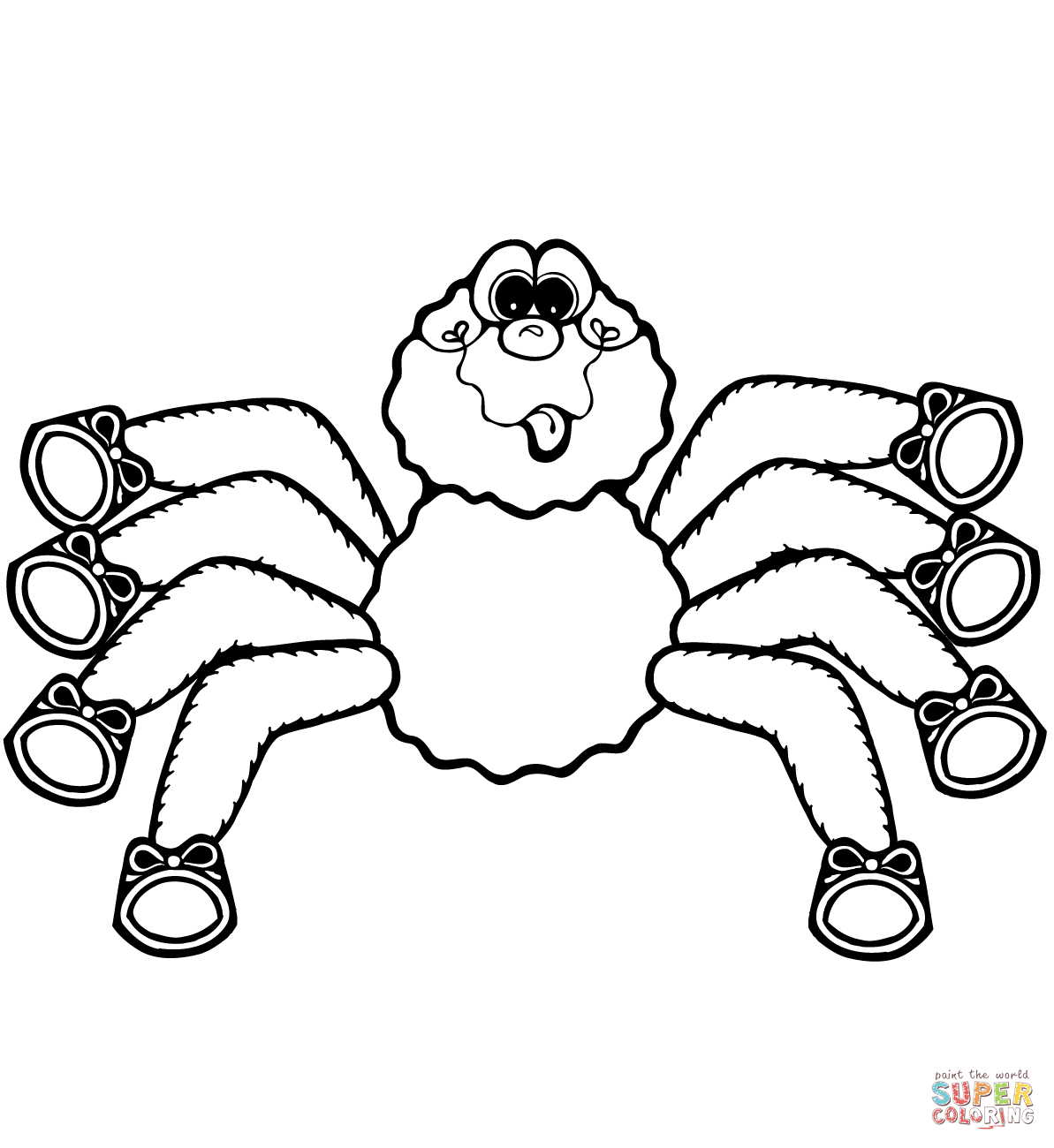 1193x1300 Spiders Coloring Pages Free Coloring Pages Spider Coloring Pages
