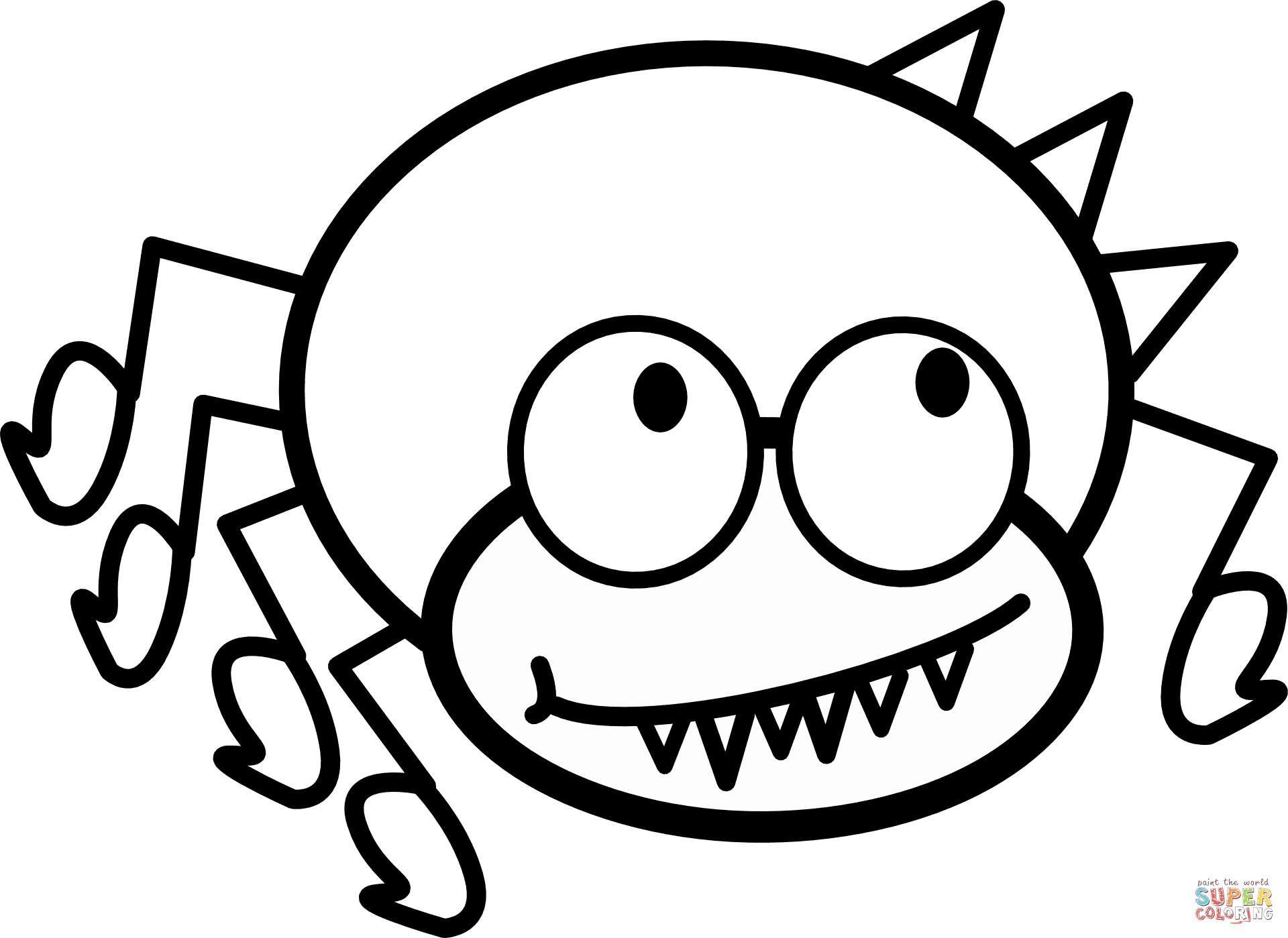 1920x1399 Spiders Coloring Pages Free Beautiful Spider To Print Acpra