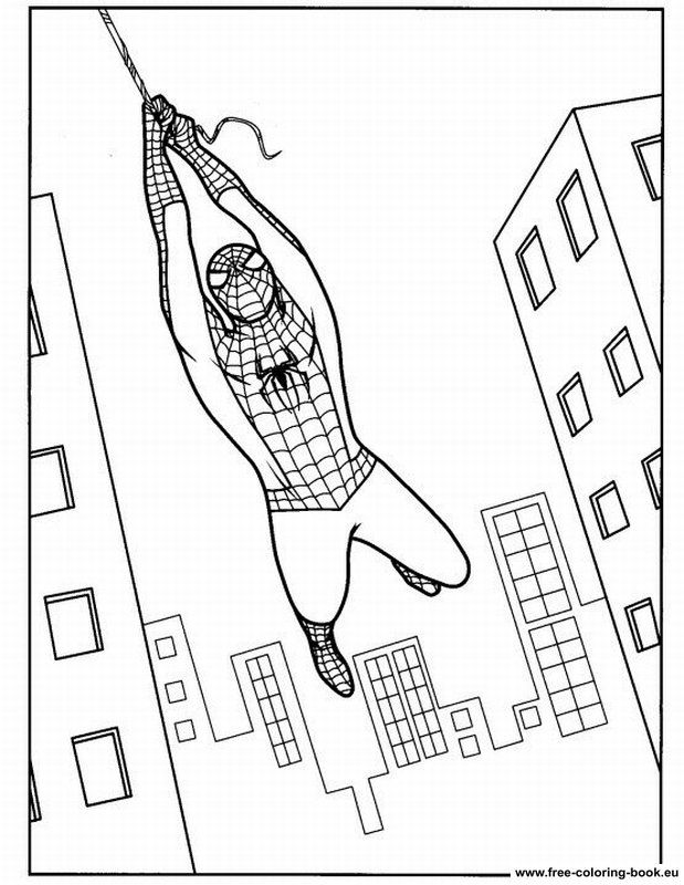 619x800 Spider Man 2 Coloring Pages