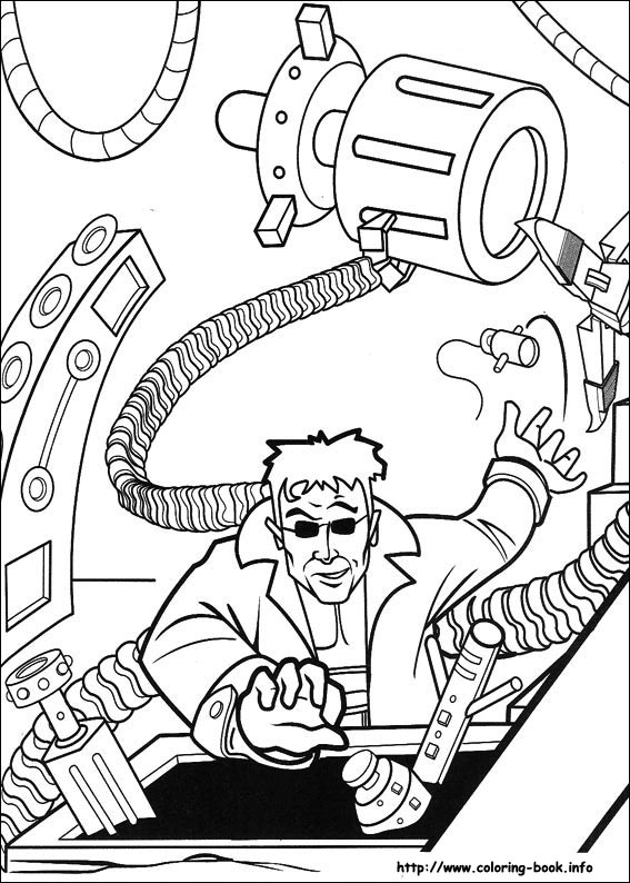567x794 Spiderman Coloring Picture