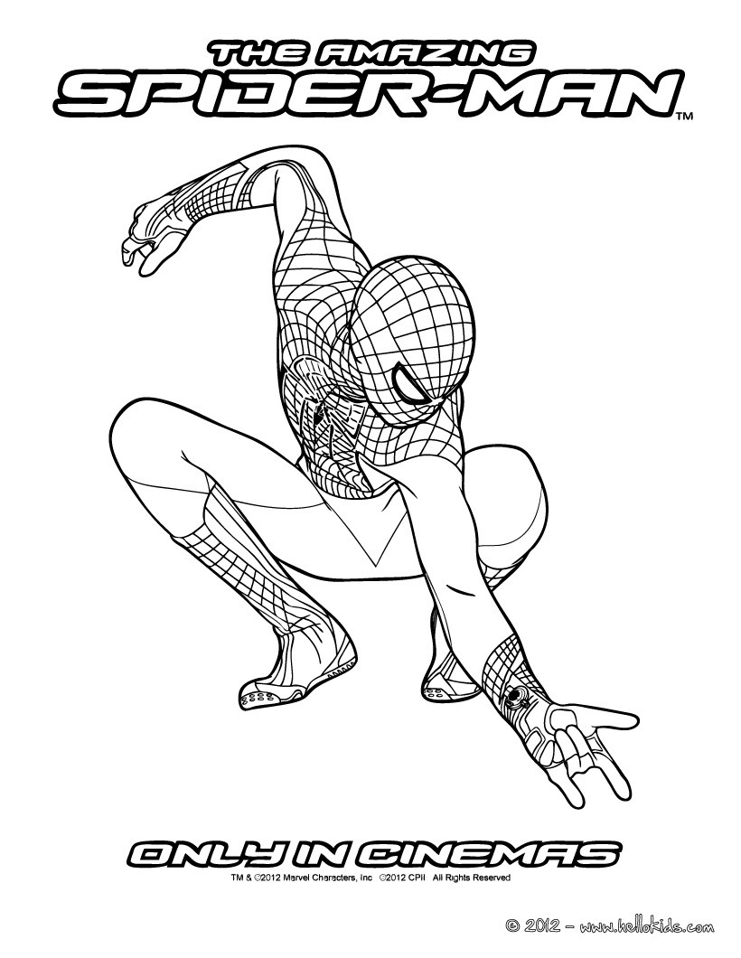 820x1060 Wanted Amazing Spiderman 2 Coloring Pages Liberal Spider Man