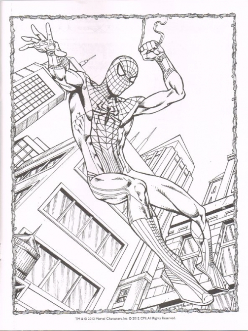 503x669 Spider Man 2 Coloring Pages The Amazing Spider Man 2 Coloring