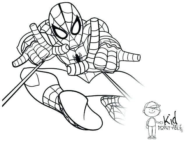 642x492 Spider Man Color Pages