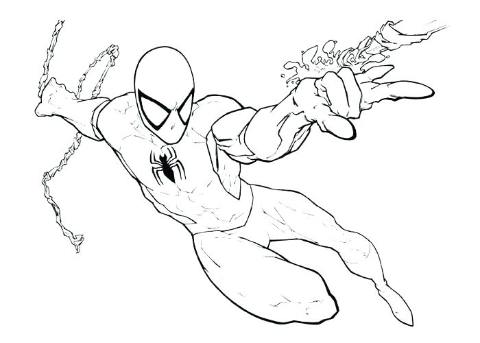 700x500 Coloring Pages Of Spiderman Printable Coloring Pages Coloring