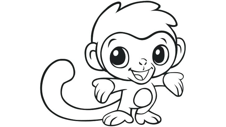 728x410 Spider Monkey Coloring Pages Spider Monkey Coloring Pages Monkey