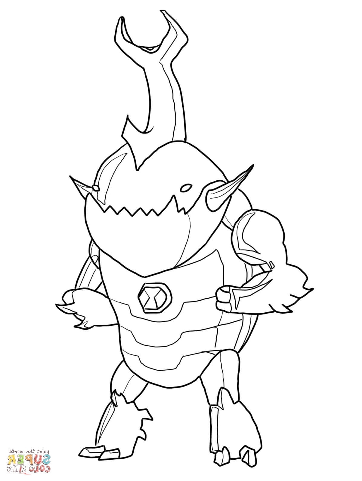 1203x1600 Ben Ten Spider Monkey Coloring Page Tag Ben 10 Ultimate Spider