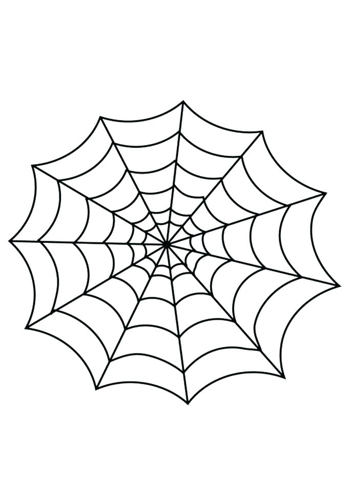 687x972 Spider Web Coloring Page Spider Web Coloring Page Medium Size