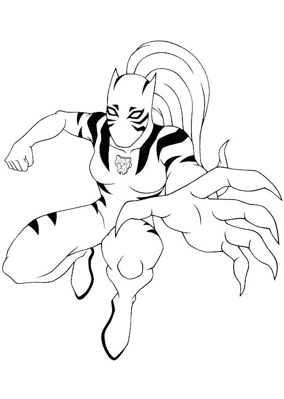 Spider Woman Coloring Pages