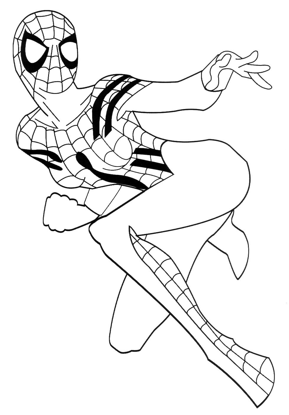 979x1405 Coloring Pages Of Spider Woman Spider Girl Coloring Pages