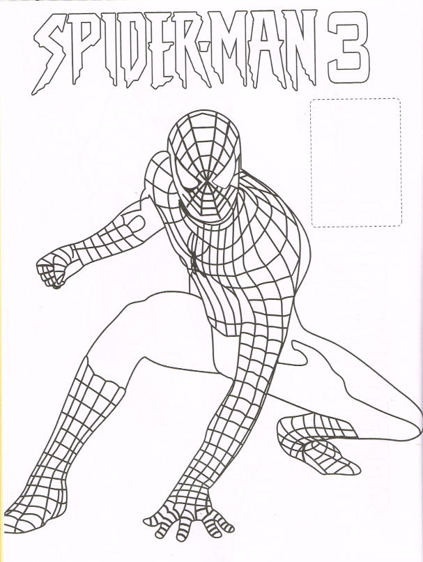 Spiderman 3 Coloring Pages