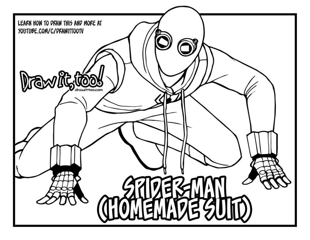 1024x791 Obsession Black Suit Spiderman Coloring Pages Spider Man